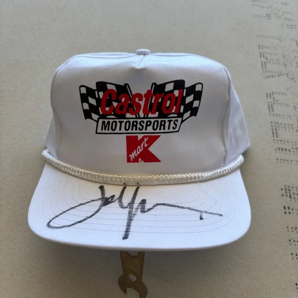 Vintage Signed‎ Castrol Motorsports Kmart Hat